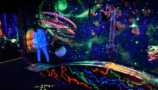 3D Schwarzlicht Minigolf Neueröffnung München