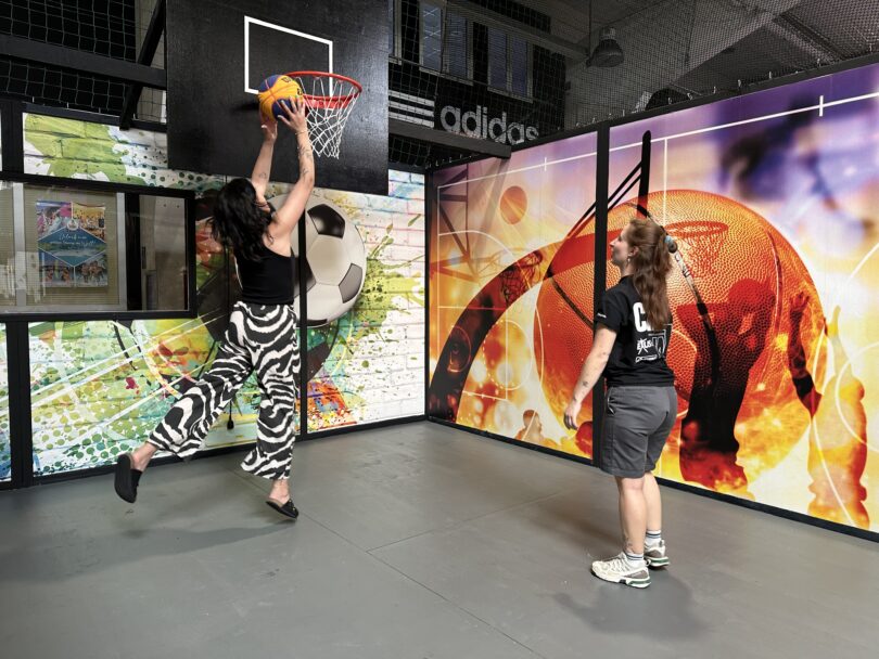 Team absolviert eine Sport-Challenge